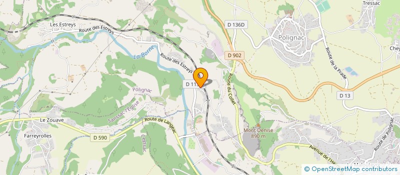 localisation de l'entreprise MADAME LUCIE TRESCARTE  POLIGNAC