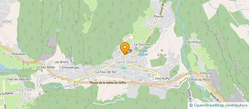 localisation de l'entreprise MADAME LUCIE TROUBAT  SAINT-JEOIRE