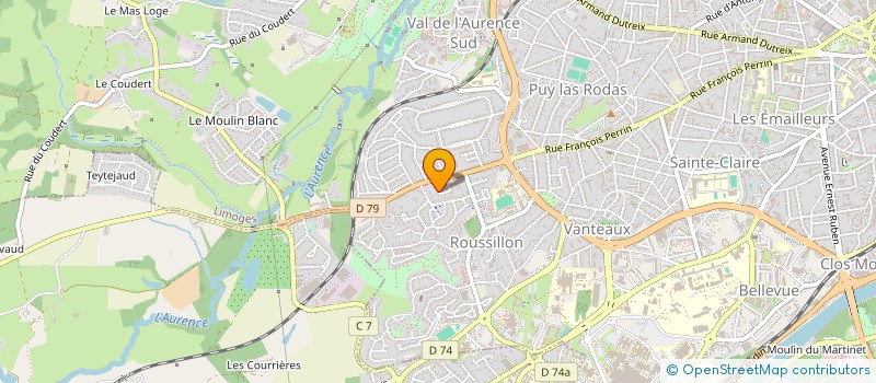 localisation de l'entreprise MADAME LUCIE TURCHIARELLI à LIMOGES