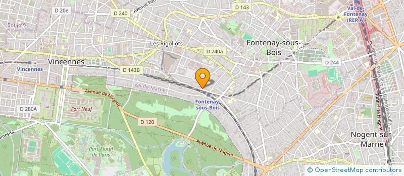 localisation de l'entreprise MADAME LUCIE VALLEE à FONTENAY-SOUS-BOIS