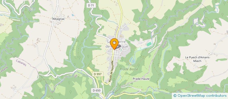 localisation de l'entreprise MADAME LUCIE VALLOIR à SAUVETERRE-DE-ROUERGUE