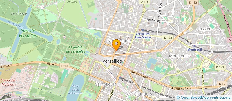 localisation de l'entreprise MADAME LUCIE VAN CAPPEL DE PREMONT à VERSAILLES