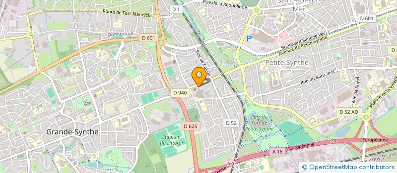 localisation de l'entreprise MADAME LUCIE VANDENKERCKHOVE à DUNKERQUE