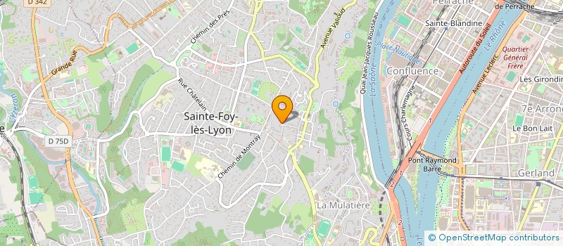 localisation de l'entreprise MADAME LUCIE VANDERKAM à SAINTE-FOY-LES-LYON