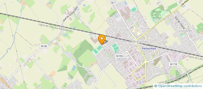 localisation de l'entreprise MADAME LUCIE VANDERSPIEGELEN  PERENCHIES