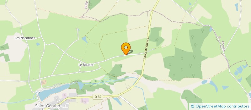 localisation de l'entreprise MADAME LUCIE-VANILLE BARRE  SAINT-GERAND-DE-VAUX