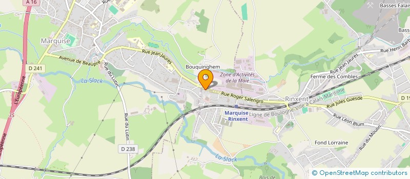 localisation de l'entreprise MADAME LUCIE VANNOORENBERGHE  RINXENT