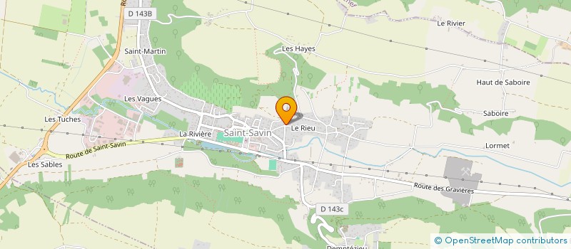 localisation de l'entreprise MADAME LUCIE VARNET  SAINT-SAVIN