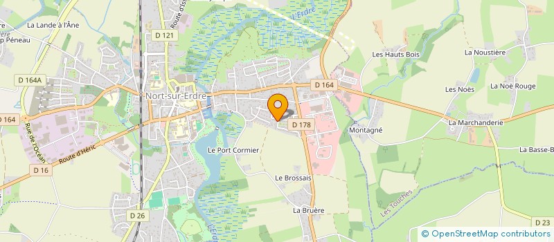 localisation de l'entreprise MADAME LUCIE VAUCLAIR  NORT-SUR-ERDRE