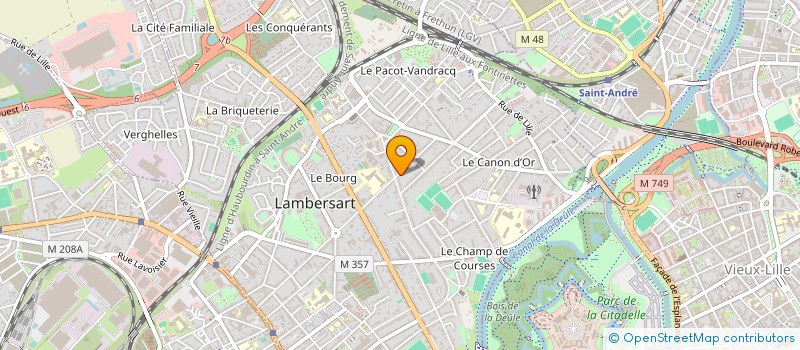 localisation de l'entreprise MADAME LUCIE VERDIERE à LAMBERSART