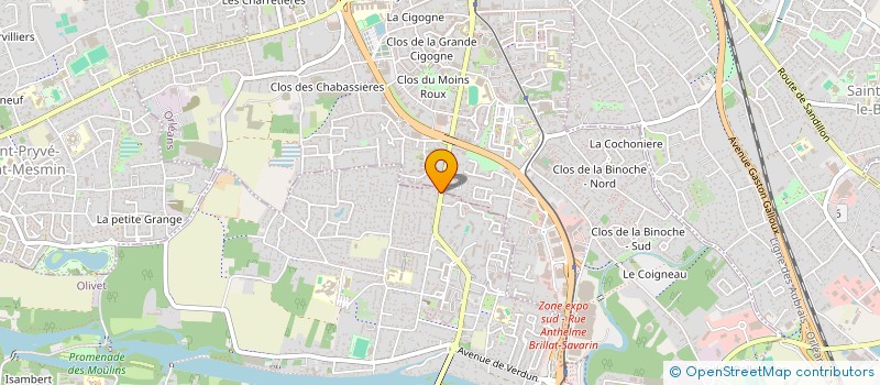 localisation de l'entreprise MADAME LUCIE VERKEST  OLIVET
