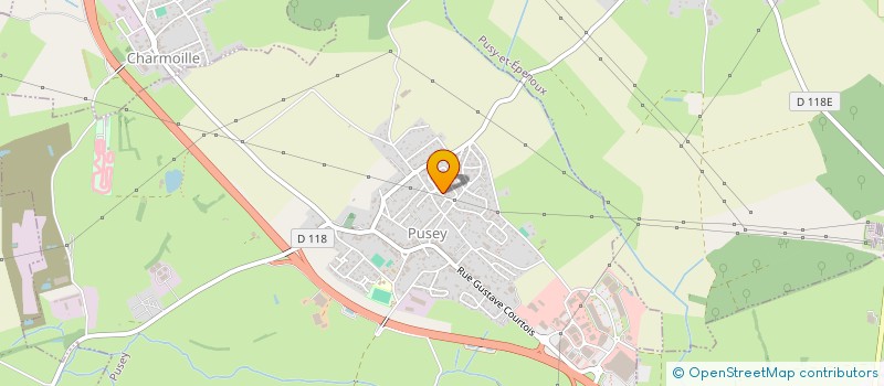 localisation de l'entreprise MADAME LUCIE VERZELLONI  PUSEY