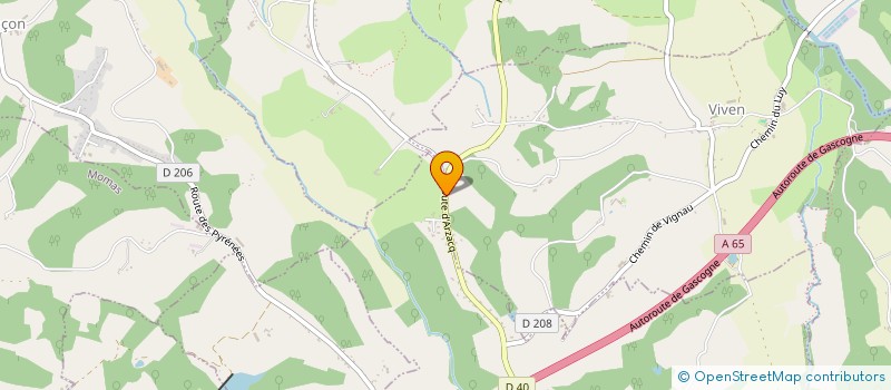 localisation de l'entreprise MADAME LUCIE VIAL  DOUMY