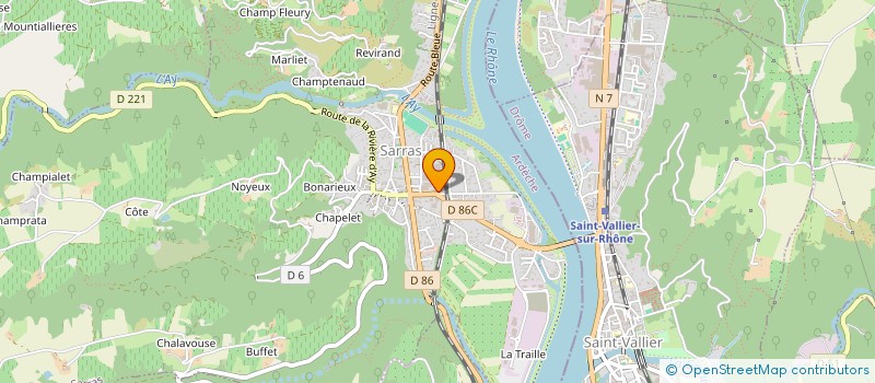 localisation de l'entreprise MADAME LUCIE VIALE  SARRAS