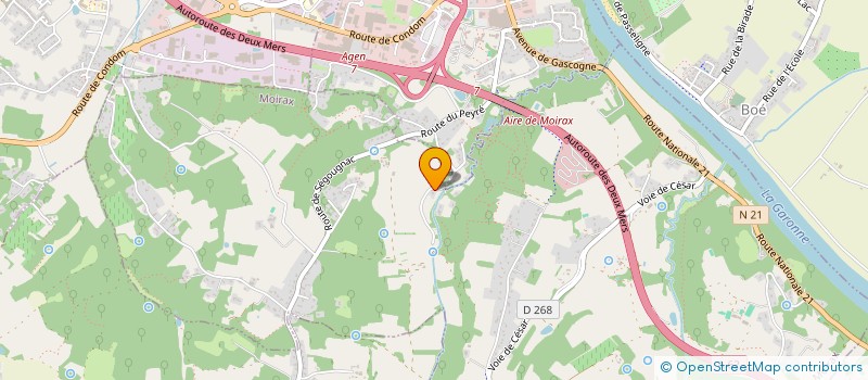 localisation de l'entreprise MADAME LUCIE VIANI  MOIRAX