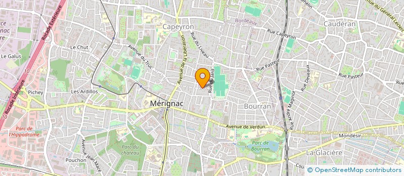 localisation de l'entreprise MADAME LUCIE VIBET  MERIGNAC