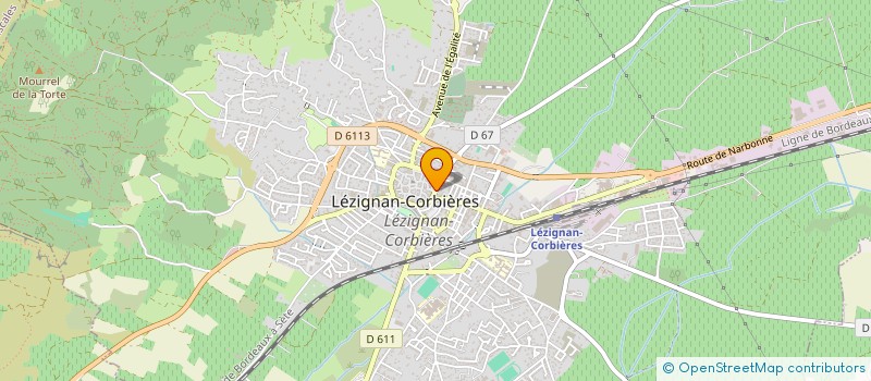 localisation de l'entreprise MADAME LUCIE VIEU  LEZIGNAN-CORBIERES