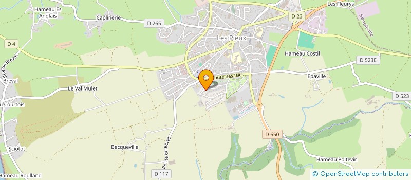 localisation de l'entreprise MADAME LUCIE VIGNEAUX  VIRANDEVILLE