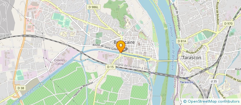 localisation de l'entreprise MADAME LUCIE VILAIN  BEAUCAIRE