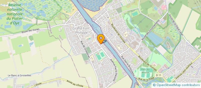 localisation de l'entreprise MADAME LUCIE VILGRAIN  GRAND-FORT-PHILIPPE