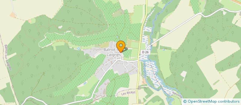localisation de l'entreprise MADAME LUCIE VIREY à BALNOT-SUR-LAIGNES