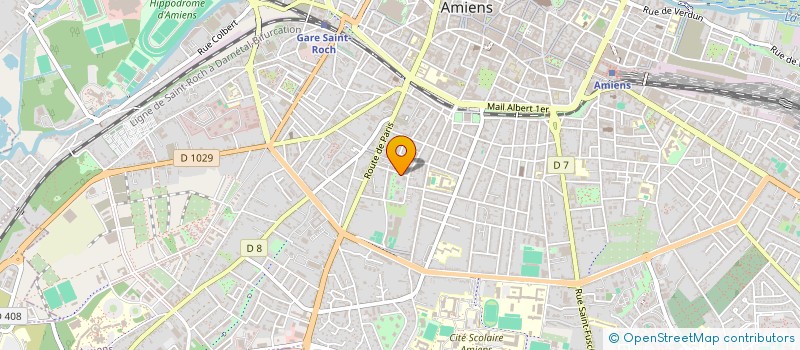 localisation de l'entreprise MADAME LUCIE WARNIER  AMIENS
