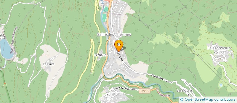 localisation de l'entreprise MADAME LUCIE WERLE  SALINS-FONTAINE