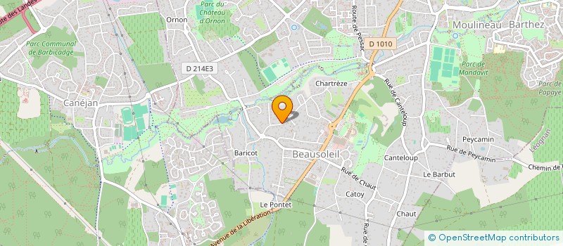 localisation de l'entreprise MADAME LUCIE WHITLEY  GRADIGNAN