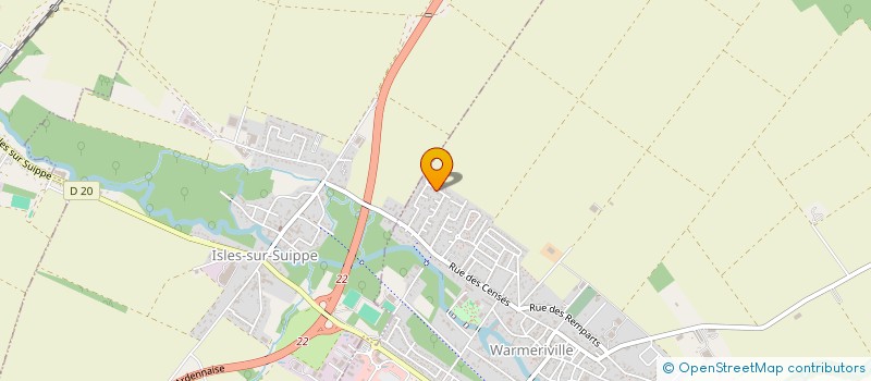 localisation de l'entreprise MADAME LUCIE XAYASOUK  WARMERIVILLE