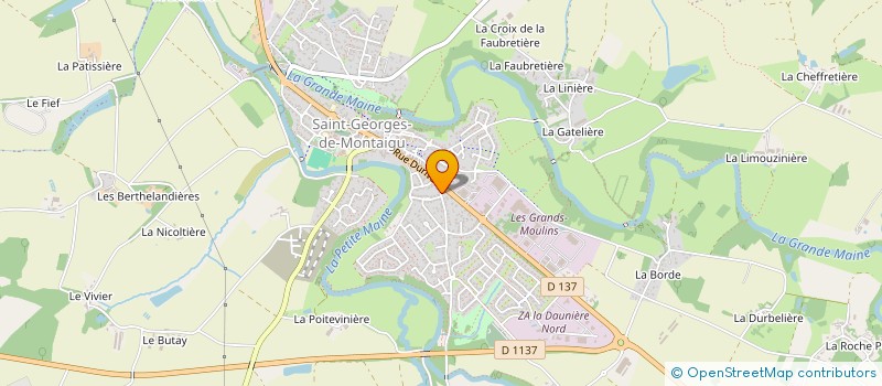 localisation de l'entreprise MADAME LUCIE YEGHYAIAN à MONTAIGU-VENDEE