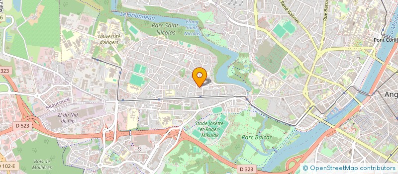 localisation de l'entreprise MADAME LUCIE YGRAND à ANGERS