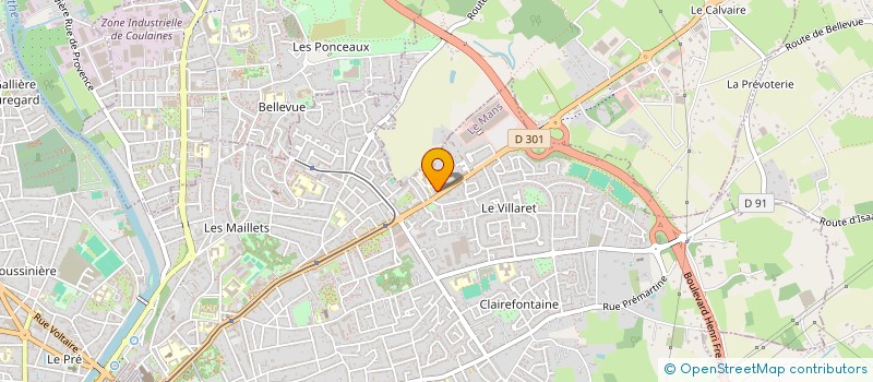 localisation de l'entreprise MADAME LUCIE ZACHARY  LE MANS