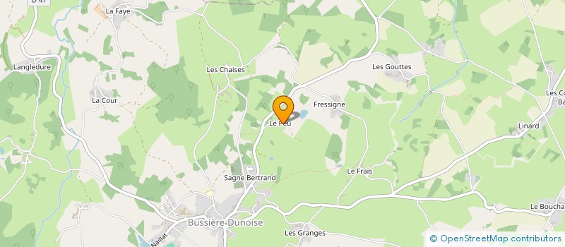 localisation de l'entreprise MADAME LUCIE ZARAFENO  LA JONCHERE-SAINT-MAURICE