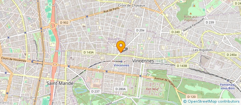 localisation de l'entreprise MADAME LUCIE ZBOROWSKA BOGROS à VINCENNES