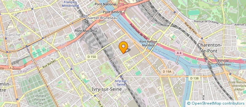 localisation de l'entreprise MADAME LUCIENE DA SILVA à IVRY-SUR-SEINE