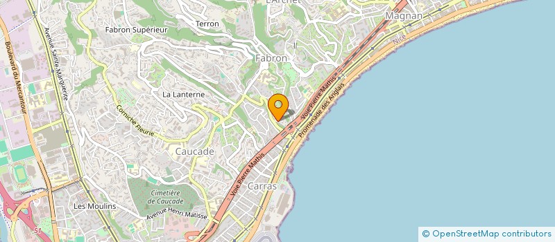 localisation de l'entreprise MADAME LUCIENE DA VEIGA  NICE