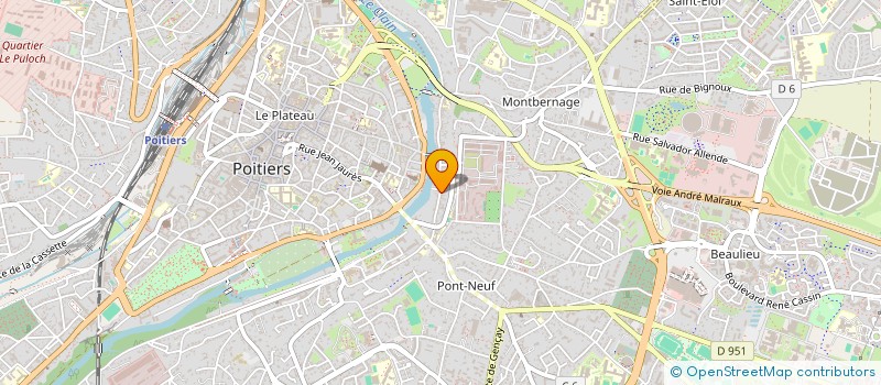 localisation de l'entreprise MADAME LUCIENNE AGASSON à POITIERS