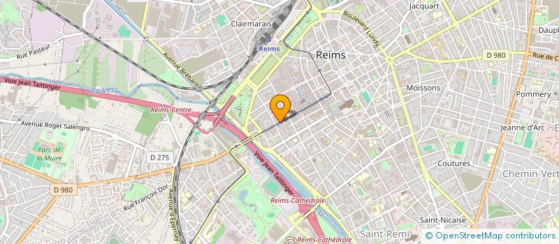 localisation de l'entreprise MADAME LUCIENNE ALLAIN  REIMS