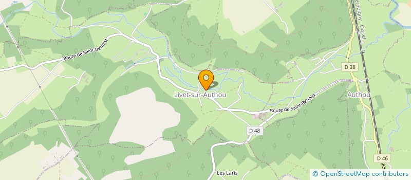 localisation de l'entreprise MADAME LUCIENNE ALLAIS  SAINT-ELOI-DE-FOURQUES