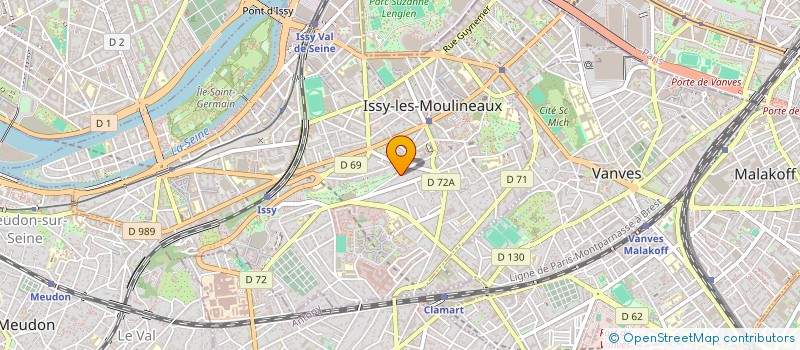 localisation de l'entreprise MADAME LUCIENNE AMYOT à ISSY-LES-MOULINEAUX