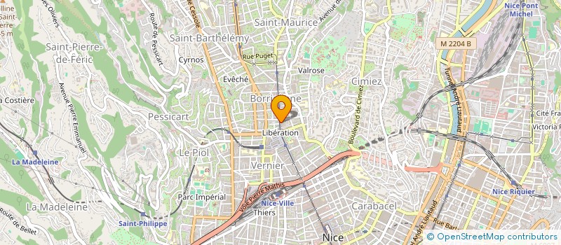 localisation de l'entreprise MADAME LUCIENNE ARGENTIERI à NICE