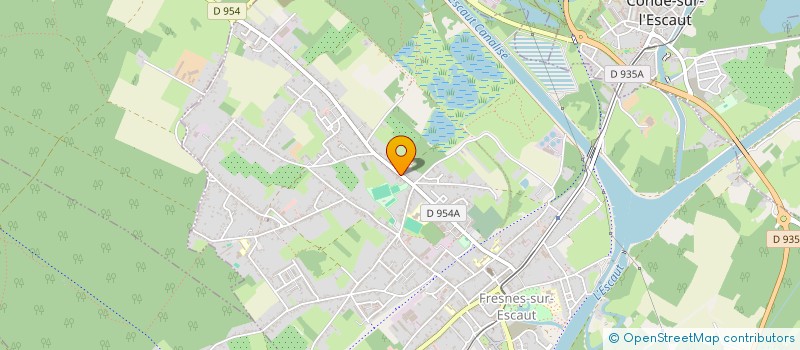 localisation de l'entreprise MADAME LUCIENNE BARTONNET  FRESNES-SUR-ESCAUT