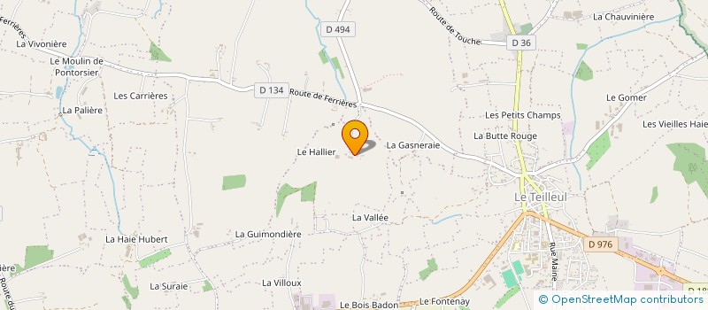 localisation de l'entreprise MADAME LUCIENNE BELLAIZE à LE TEILLEUL
