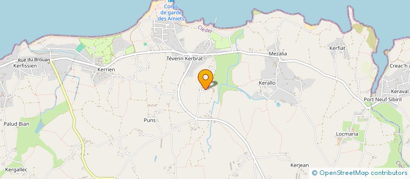 localisation de l'entreprise MADAME LUCIENNE BELLEC à CLEDER