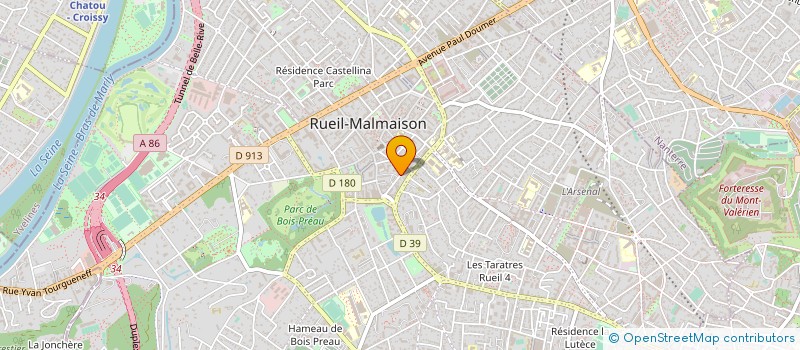 localisation de l'entreprise MADAME LUCIENNE BESCHE à RUEIL-MALMAISON