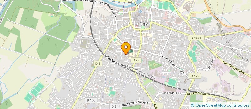 localisation de l'entreprise MADAME LUCIENNE BICEGO à DAX