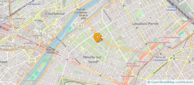 localisation de l'entreprise MADAME LUCIENNE BLANC à NEUILLY-SUR-SEINE