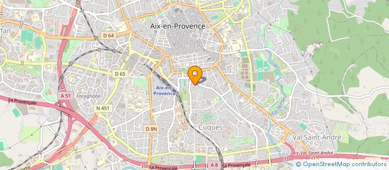 localisation de l'entreprise MADAME LUCIENNE BONAS à AIX-EN-PROVENCE