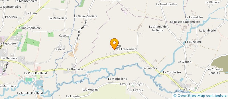 localisation de l'entreprise MADAME LUCIENNE BONAVENTURE à CUVES