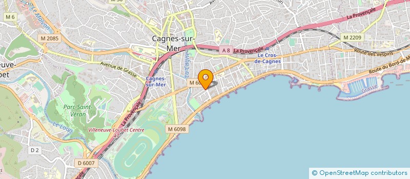 localisation de l'entreprise MADAME LUCIENNE BONNOT à CAGNES-SUR-MER